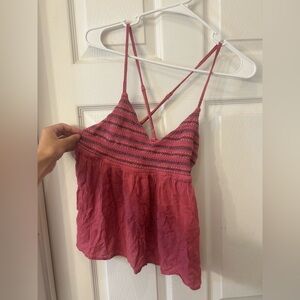 Summer stretch knit tank